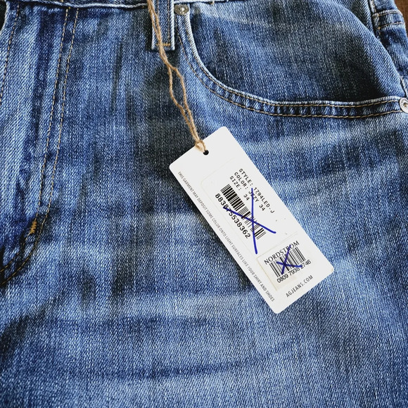 AG Adriano Goldschmied Everett Slim Straight Denim Jeans Men's Size 34 - Picture 8 of 12